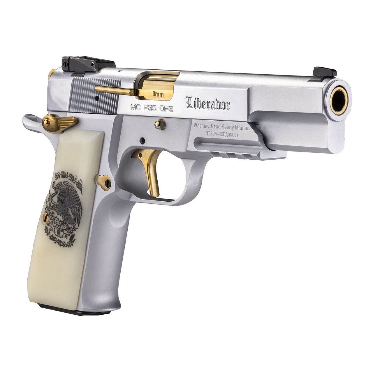 GIRSAN MCP 35 Liberador 9mm Gold/Pearl Pistol 391455