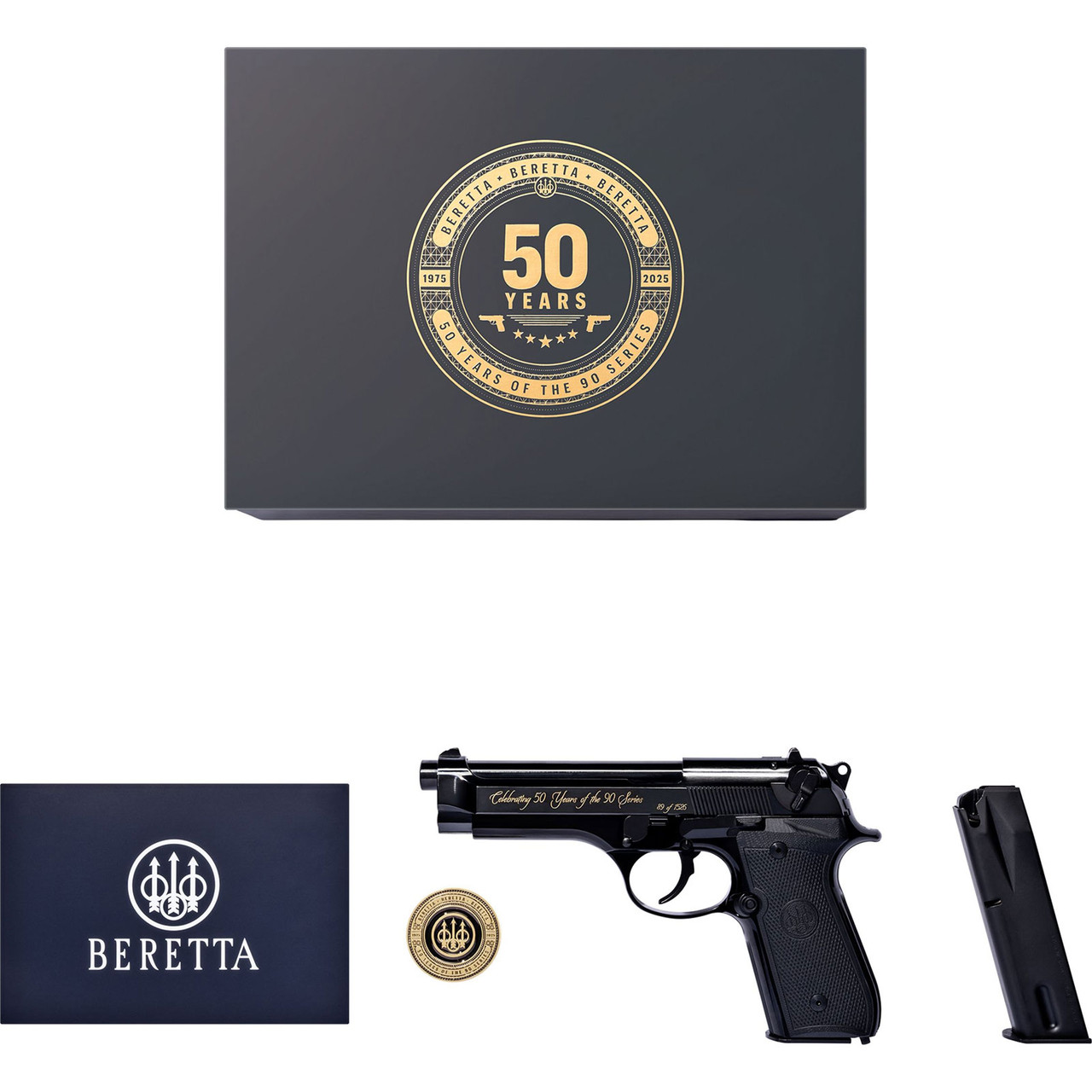 BERETTA 92FS Repro 9mm 15rd Semi-Auto Pistol J92SB15