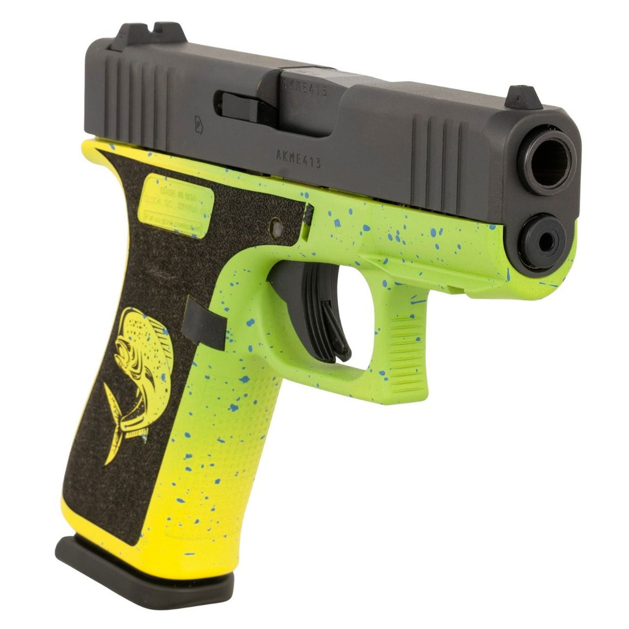 GLOCK 43X 9mm Mahi Black Pistol UX4350204MAHIFR