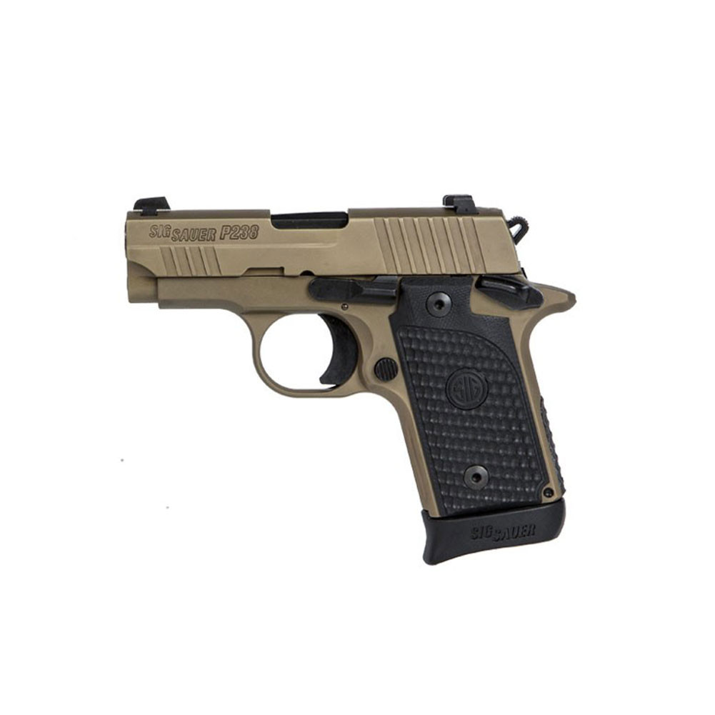 SIG SAUER P238 380 ACP 27in FDE Pistol 238-380-ESCPN
