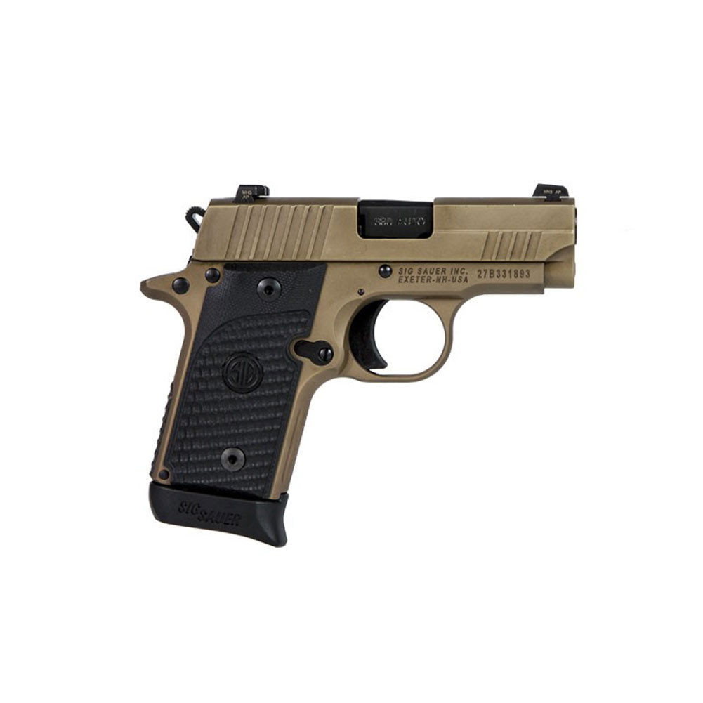SIG SAUER P238 380 ACP 27in FDE Pistol 238-380-ESCPN