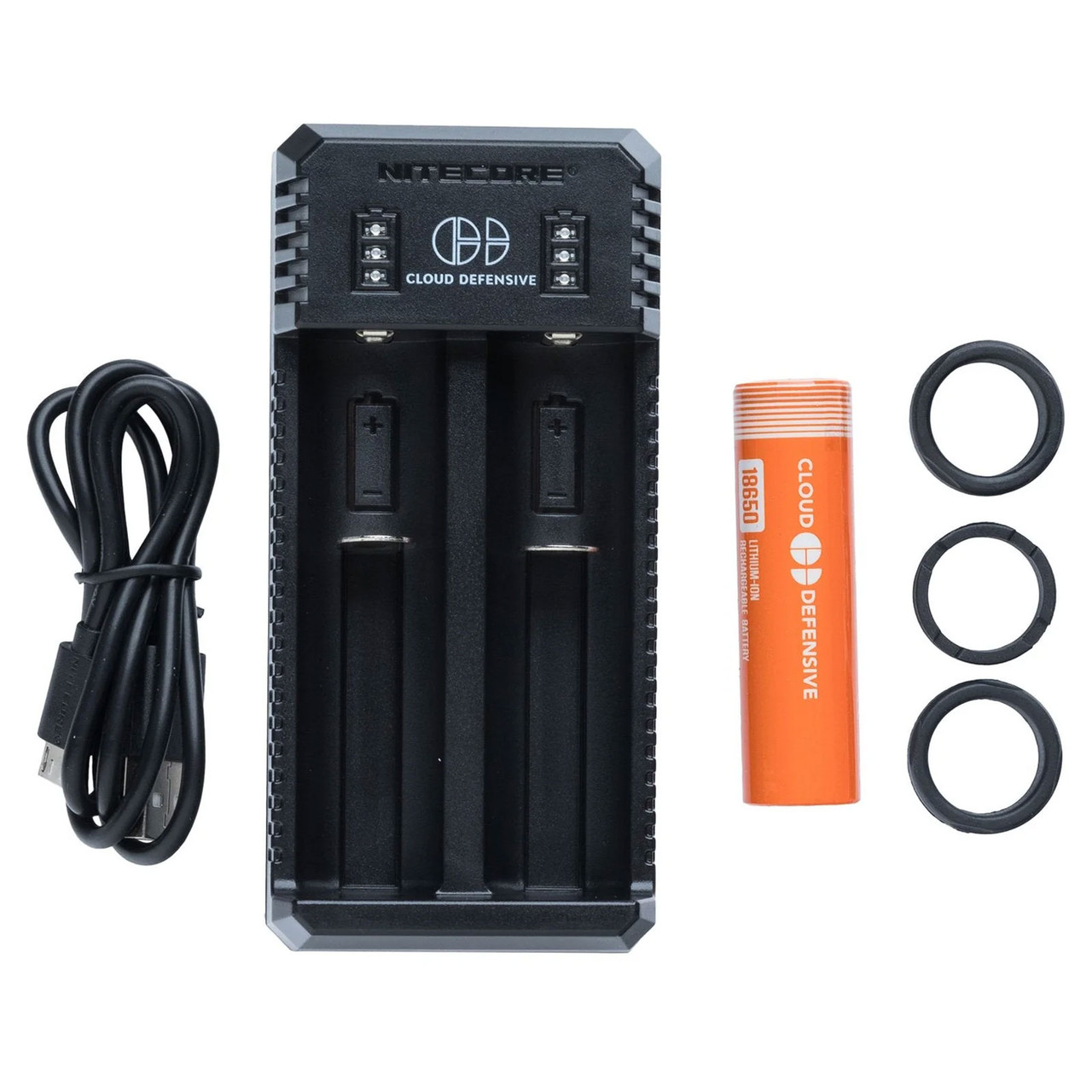CLOUD DEFENSIVE MCH Duty-HC Flashlight Duty-HC-DF-P-BLK