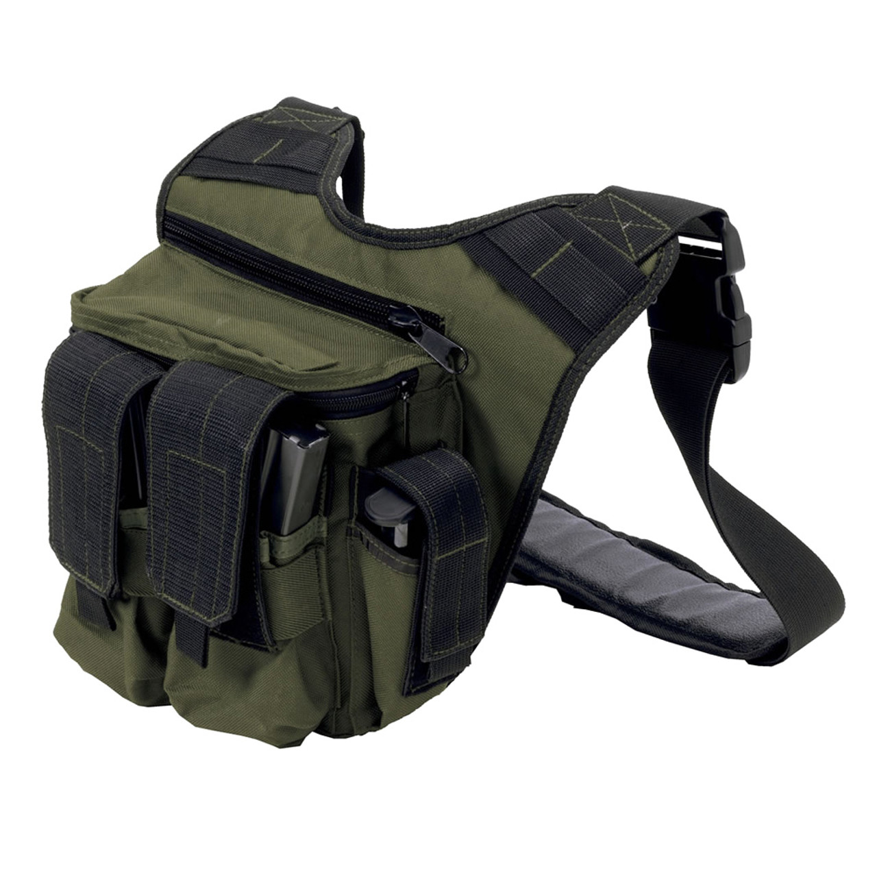 Rapid Dominance Military Field Bag, Tactical Shoulder Bag, Canvas Army –  The Park Wholesale