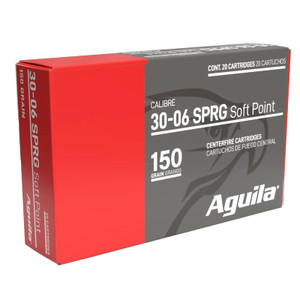 AGUILA .30-06 150Gr SP 20rd Box Rifle Ammo (8108AG)