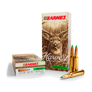 BARNES Harvest Collection 308 Win 165 Grain Sierra Tipped GameKing 20rd Rifle Ammo (32404)