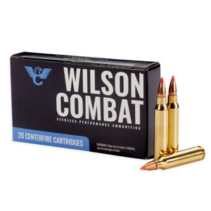 WILSON COMBAT .223 Remington 60gr Hornady V-Max 20/Box Rifle Ammo (A223-60-VMAX)