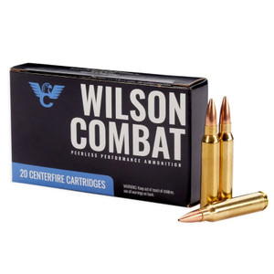WILSON COMBAT .223 Remington 69gr Sierra MatchKing Hollow Point Boat 20/Box Rifle Ammo (A223-69-HPBT)