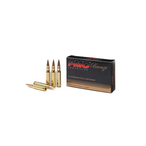 PMC Bronze 308 Win. 147 Grain FMJ Ammo, 20 Round Box (308B)