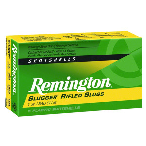 REMINGTON Slugger 20 Gauge 2.75in Rifled Slug Ammo, 5 Round Box (SP20RS)
