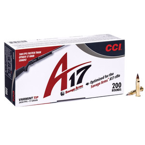 CCI/Speer A17 17HMR 17Gr Varmint Tip Ammo (949CC)