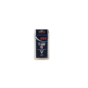 CCI Speer TNT Green 17 HMR 16 Grain Hollow Point Ammo, 50 Round Box (951)