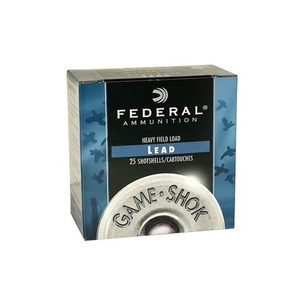 FEDERAL Game Shok Game Load 20Ga 2.75in 7/8oz #8 Shot 25rd Box Shotshells (H2008)
