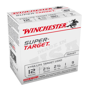 WINCHESTER Super Target 12Ga 1oz 2.75in #9 25rd Box Shotshells (TRGTL129)