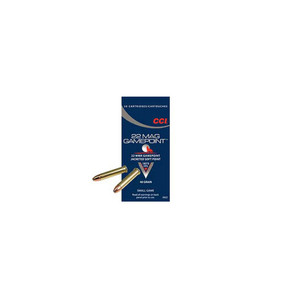 CCI Speer Gamepoint 22 WMR 40 Grain Jacketed Soft Point Ammo, 50 Round Box (22)