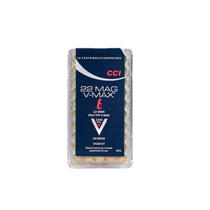 CCI Speer 22 Mag 30 Grain V-Max Ammo, 50 Round Box (73)