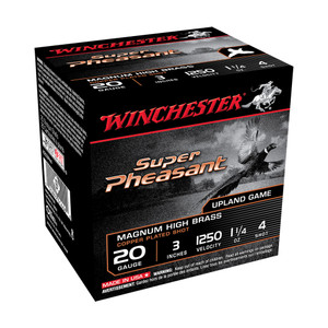WINCHESTER AMMO Super Pheasant 20Ga 3in 4-Shot Shotgun Shells (X203PH4)
