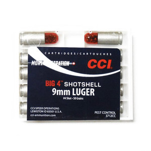 CCI/Speer Big 4 9mm 45Gr #4 Shot Size 10Rd Centerfire Pistol Shotshell Ammo (3712CC)