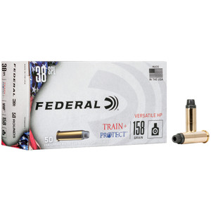 FEDERAL 38 Special Train + Protect 158Gr VHP Ammo (TP38VHP1)