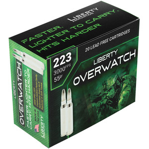 LIBERTY AMMUNITION Overwatch .223 Rem 20rd/Box 55gr Ammo (LA-OW223-55-3000)