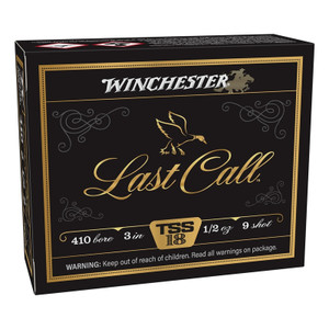 WINCHESTER AMMO 410Ga 3in 10rd #9 Last Call Waterfowl TSS 1/2oz Shotshells (LCTSS4139)