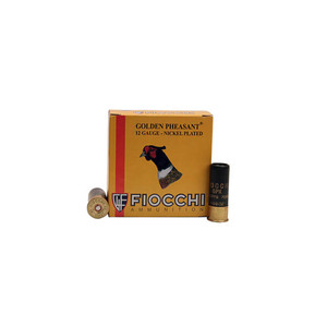 FIOCCHI Golden Pheasant 12 Gauge 2.75in #6 Ammo, 25 Round Box (12GPX6)