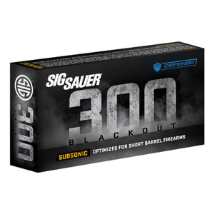 SIG SAUER .300 Blackout 110Gr Supersonic Tac-TX 20rd Box Ammo (C300D1-20)