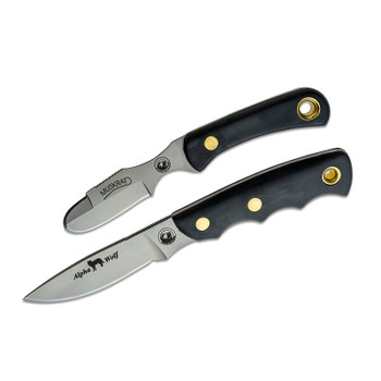 KNIVES OF ALASKA Alpha Wolf D2/Muskrat Combo Set (00362FG)