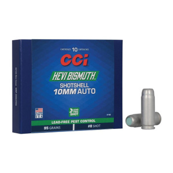 CCI HEVI-Bismuth 10mm Auto #8 Shot 95 Grain 10rd Shotshells (3710B)