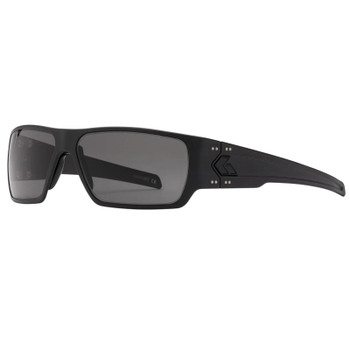 GATORZ EYEWEAR Specter Black with Black Logo Frame and Smoke Polarized Lens Sunglasses (GZ-08-410)