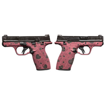 SMITH & WESSON Bodyguard 2.0 380 ACP 2.75in 10/12rd Cranberry Hearts Striker-Fired Pistol (14651-HEARTS)