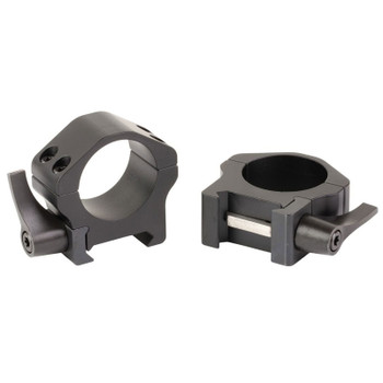 WARNE Maxima Horizontal QD 1 inch Low Matte Scope Rings (500LM)