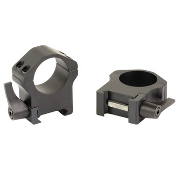 WARNE Maxima Horizontal QD 1 inch High Matte Scope Rings (502LM)