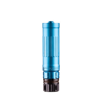 DEAD AIR ARMAMENT Lazarus 6 Sim Round Training Suppressor with DA438 Blue KeyMo Adapter (IS1008KM)