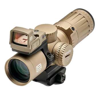 EOTECH Vudu 3-9x32 SFP MR5 Reticle Tan Ultra-Short Riflescope Package with EFLX & Ring Mount (VDU3-9PKG1TAN)