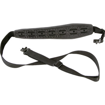 BULLDOG CASES Armor Moulded Black Rifle Sling with Deluxe Locking Swivels (BD839)