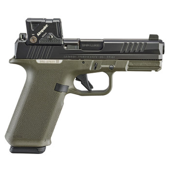 RUGER RXM 9mm 4in 2x 17rd Mags Black/OD Green Pistol with Aimpoint COA Red Dot Sight (19466)