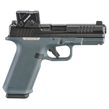 RUGER RXM 9mm 4in 2x 17rd Mags Black/Stealth Gray Pistol with Aimpoint COA Red Dot Sight (19464)