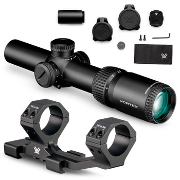 VORTEX Crossfire HD 1-4x24 Illuminated Dead-Hold 2A BDC MOA Riflescope with 30mm Sport 1.5in Height Cantilever Mount (CFR-1401i+SCM-30-150)