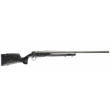 CHRISTENSEN ARMS Mesa Long Range .28 Nosler 26in 4rd Tungsten Cerakote/Black with Gray Webbing Bolt-Action Rifle (801-02005-00)