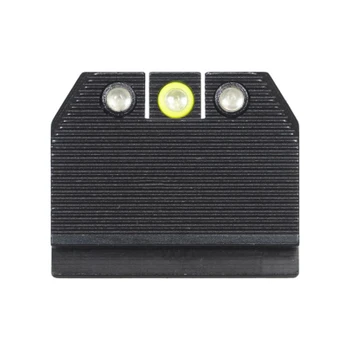 NIGHT FISION Yellow Front Optics Ready Stealth Night Sight Set for Sig P320 w/ DPP/509t/Acro (SIG-180-455-440-YGZG)