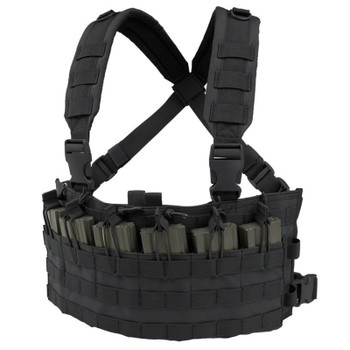 CONDOR OUTDOOR Rapid Assault Black Chest Rig (MCR6-002)
