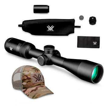 VORTEX Crossfire HD 3-9x40 Illuminated Dead-Hold 2A BDC MOA Riflescope w/ Mens Counterforce Multicam Camo Cap (CFR-3901i+120-64-MUL)