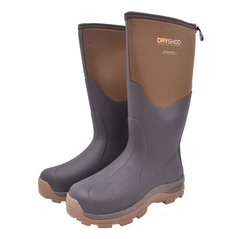 Open-box: DRYSHOD Mens Haymaker Hi, Color: Brown/Peanut, Size: 10 (HAY-MH-BR-10) - Great condition, limited use