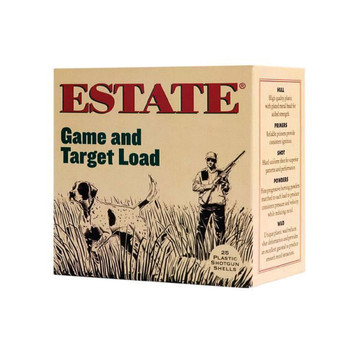 ESTATE Game and Target 20 Gauge 2.75in 7/8oz #7.5 Lead 25Box Ammo (GTL2075)