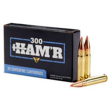 WILSON COMBAT .300 HAM'R 110gr Hornady V-Max 20/Box Rifle Ammo (A300HMR-110-VMAX)