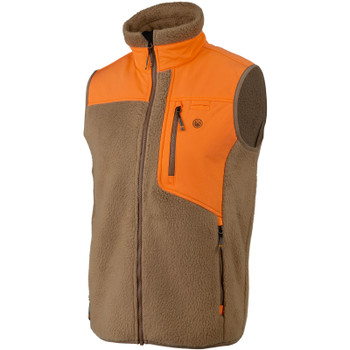 BERETTA Men's Halifax Sherpa Otter/Orange Vest (P3831T238108AR)