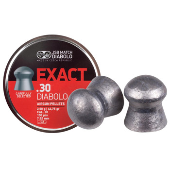 PREDATOR INTERNATIONAL Diablo Exact 30Cal 44.75Gr 150Ct Airgun Pellets (546030-150)