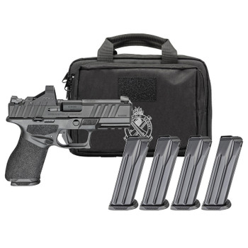SPRINGFIELD ARMORY Echelon Alpha 4.0c 9mm 4in Pistol Gear Pac with Viridian RFX11, 4x 15rd Mags and Pistol Bag (ECA9409B-PAC)