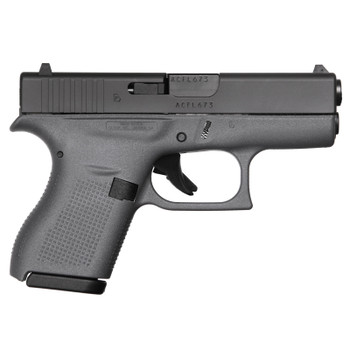 GLOCK G42 .380 ACP 3.25in 2x 6rd Mags Gray Frame Striker-Fired Pistol (UI4250201GF)