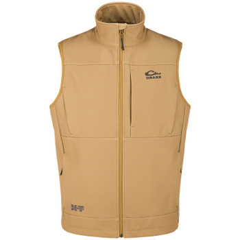 DRAKE Men's MST CommandXT Field Khaki Softshell Vest (DW0281-FDK)